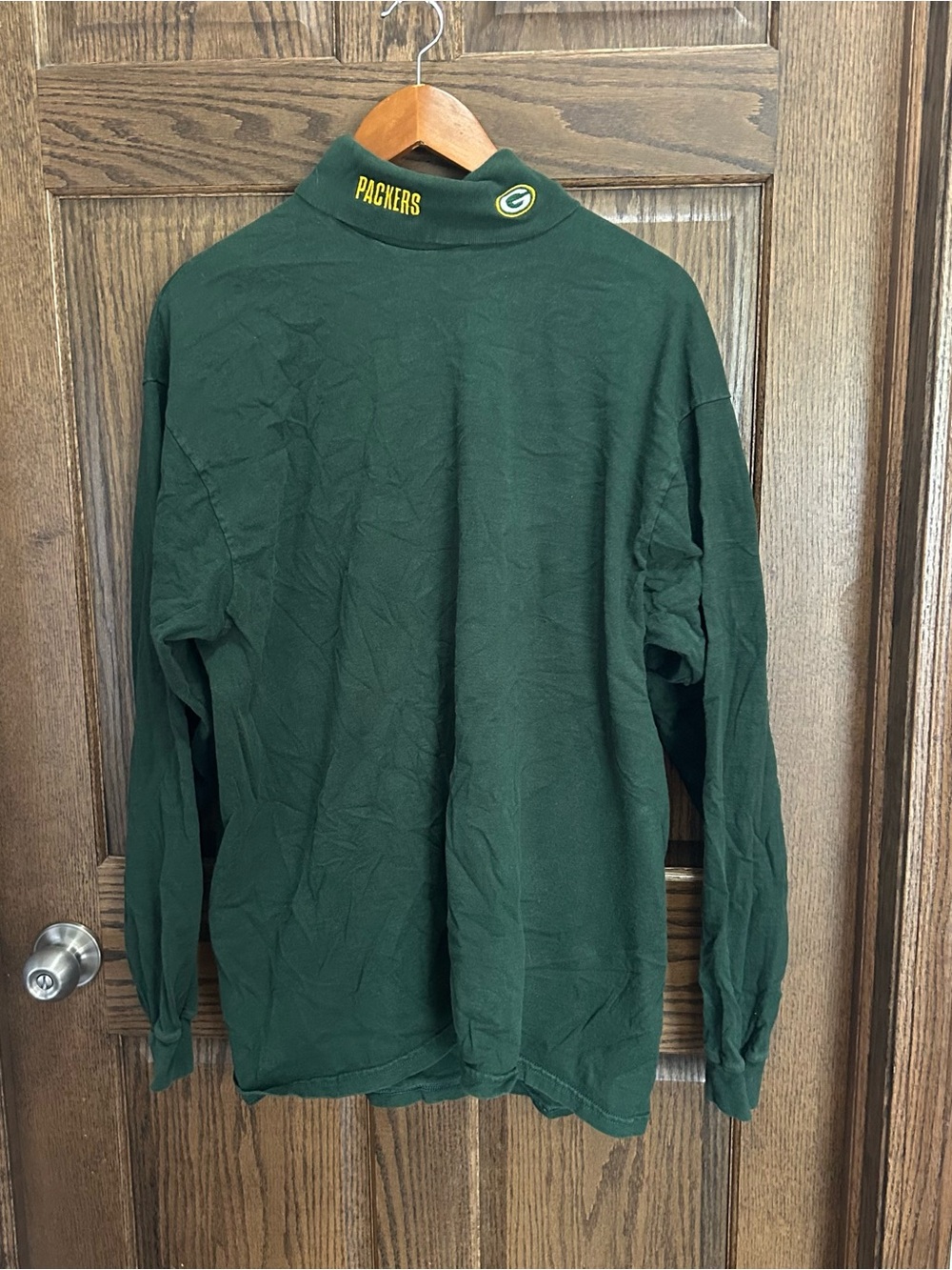 Vintage Green Packers Long-Sleeve Turtleneck Shirt